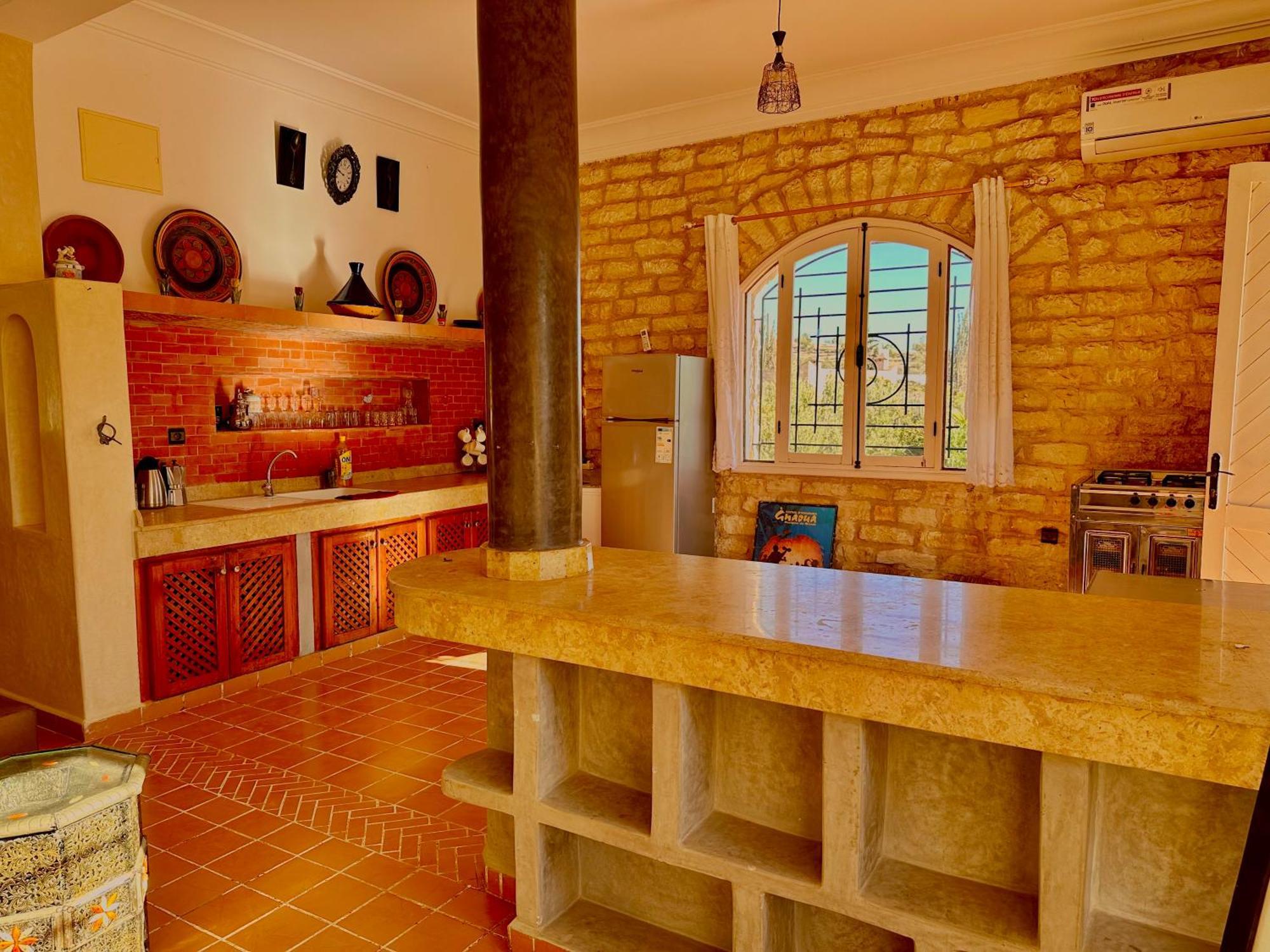 Quiet Oasis Luxury Stone Villa With Panoramic Views Near As-Sawíra Exteriér fotografie